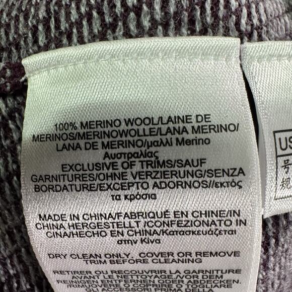 Brooks Brothers Men's Washable 100% Merino Wool Red Quarter Zip Pullover XL - Picture 6 of 7